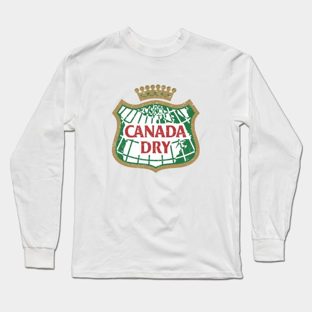 Retro Canada Dry - Rough Long Sleeve T-Shirt by DavidLoblaw